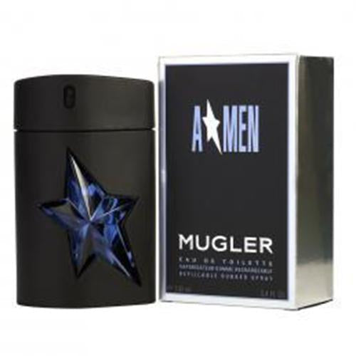 Mugler Amen 100ml Eau de Toilette Refillable Spray for Men - Long-Lasting Fragrance for Work, Date Night & Special Occasions