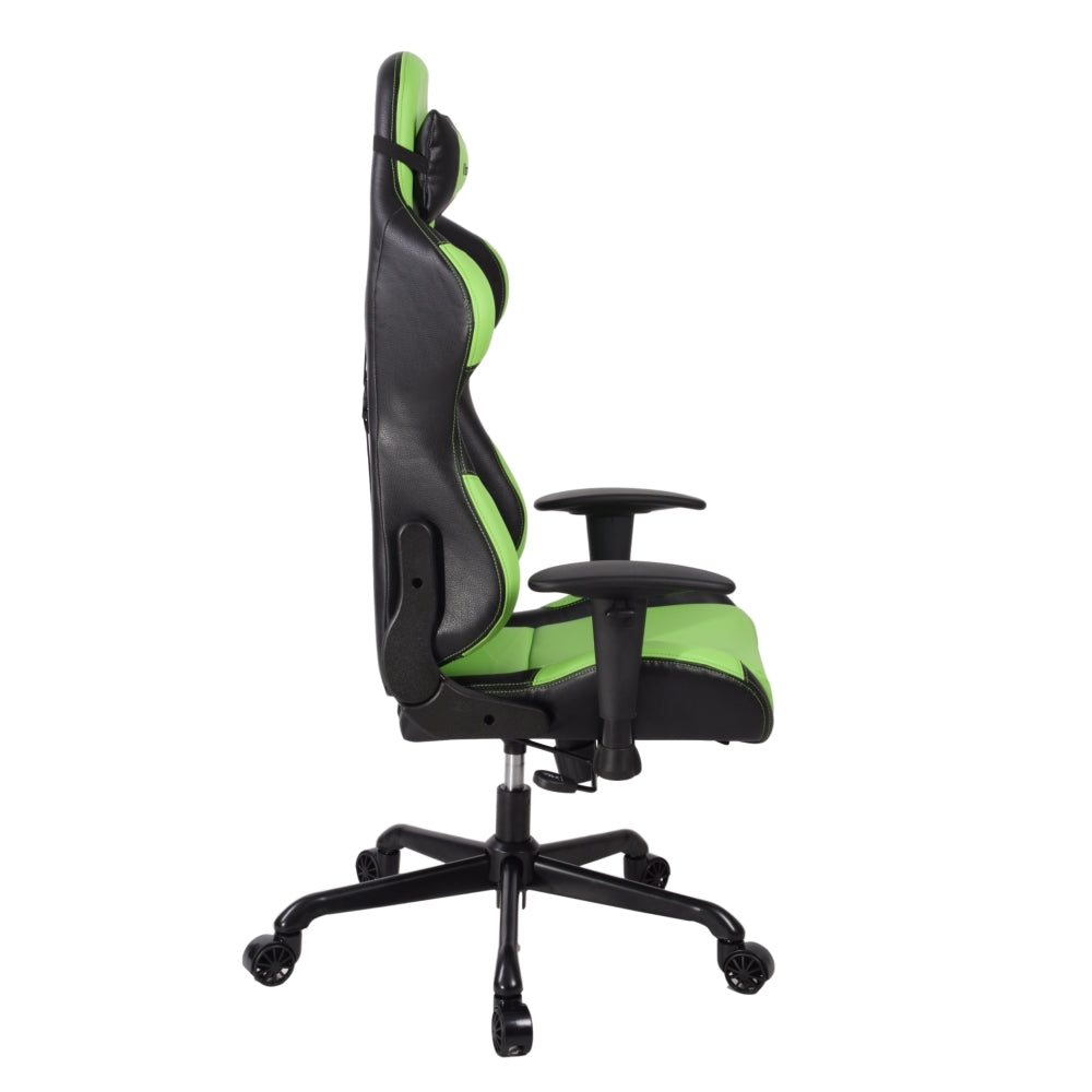 PRO X Series 7206 Ergonomic Gaming Chair - Green & Black - High Back Racing Style with Lumbar Support - Perfect for PC, Console & Office Gaming Setup