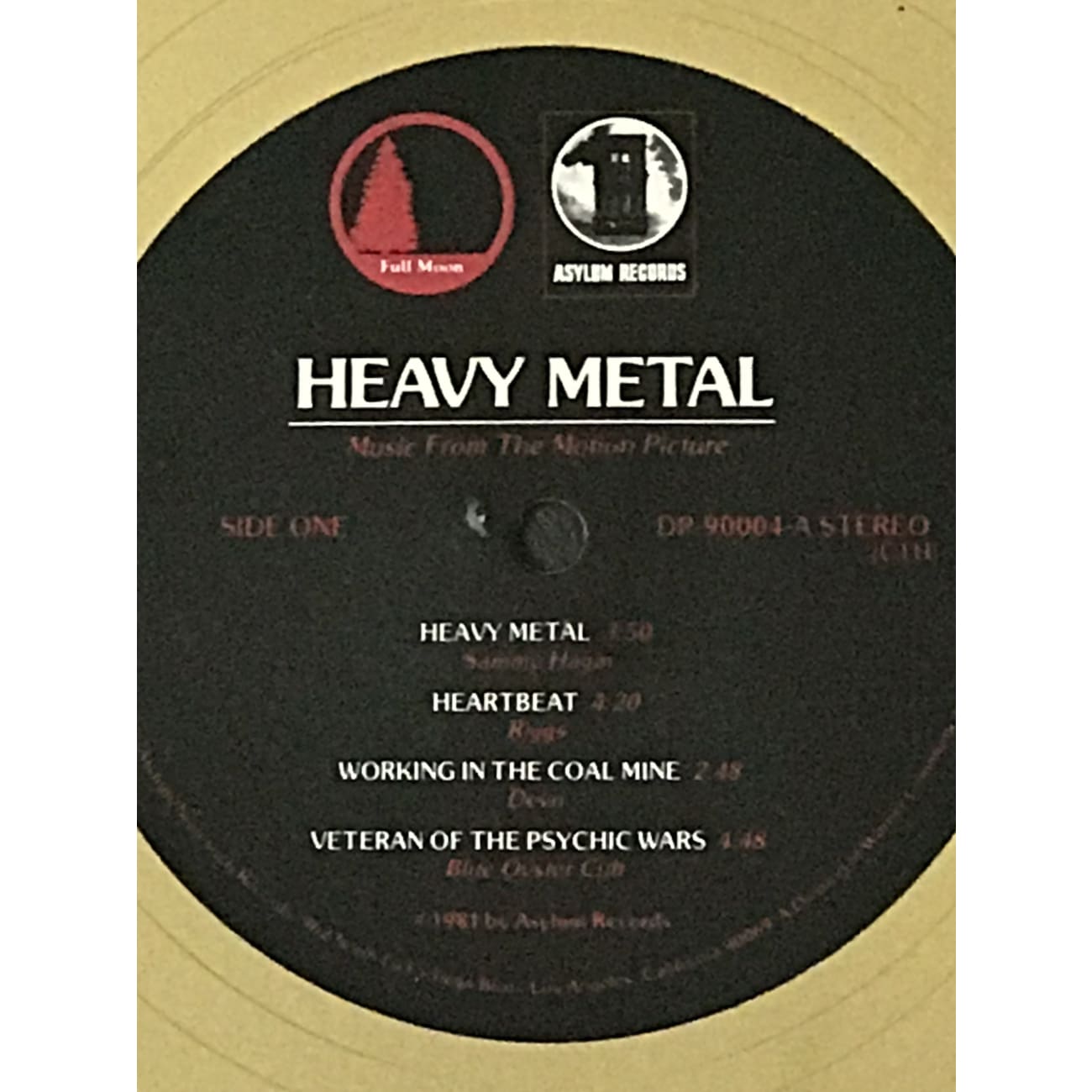 Heavy Metal 1981 Original Motion Picture Soundtrack - RIAA Certified Gold Album Award - Perfect for Movie Collectors & 80s Music Fans