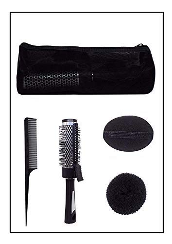 OSEN Professional Curling Iron & Volumizing Hair Styling Kit for Women & Girls - Black (1-Pack) | Perfect for Home Use, Travel, Salons & Special Occasions