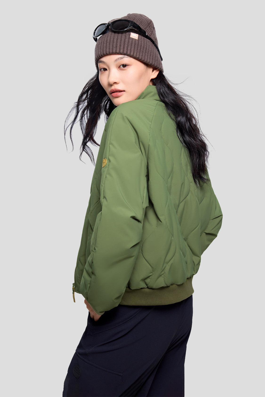 AirLite Women's Bomber Jacket - Lightweight Windbreaker for Outdoor Activities, Travel & Casual Wear