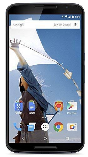 Refurbished Motorola Nexus 6 XT1103 32GB Unlocked Smartphone - Midnight Blue | 3G/4G LTE Android Phone | Perfect for Travel, Business & Daily Use