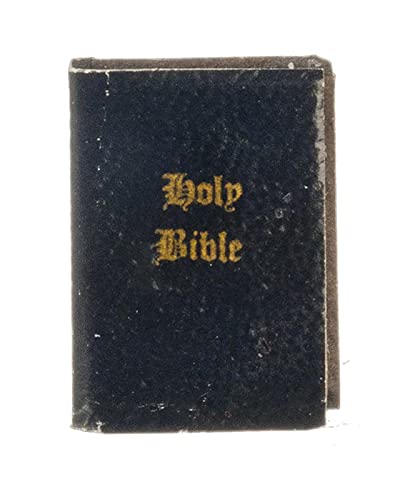 Miniature Holy Bible for Dollhouse - Perfect for Miniature Scenes & Crafts