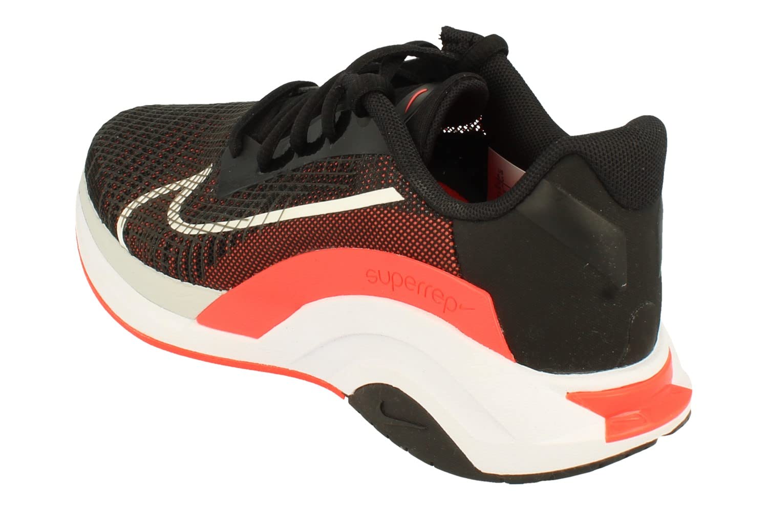 Nike Women's ZoomX Superrep Surge Running Shoes - Lightweight Training Sneakers for High-Intensity Workouts (Size UK 4 US 6.5 EU 37.5, Black/White/Bright Crimson) - Perfect for Gym, HIIT, CrossFit & Indoor Cycling