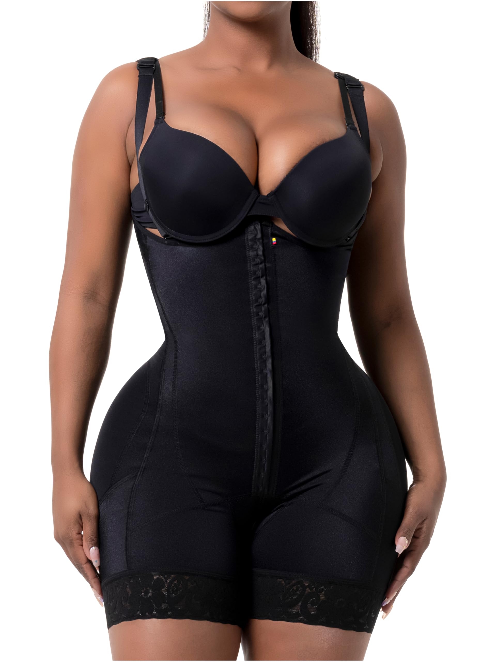 Snatched Body - Women's Stage 2 Colombian Faja Shapewear Without Bra - Post Surgery BBL Garment - Slimming & Shaping Bodysuit for Waist Training & Recovery | Perfect for Postpartum, Weight Loss & Tummy Control