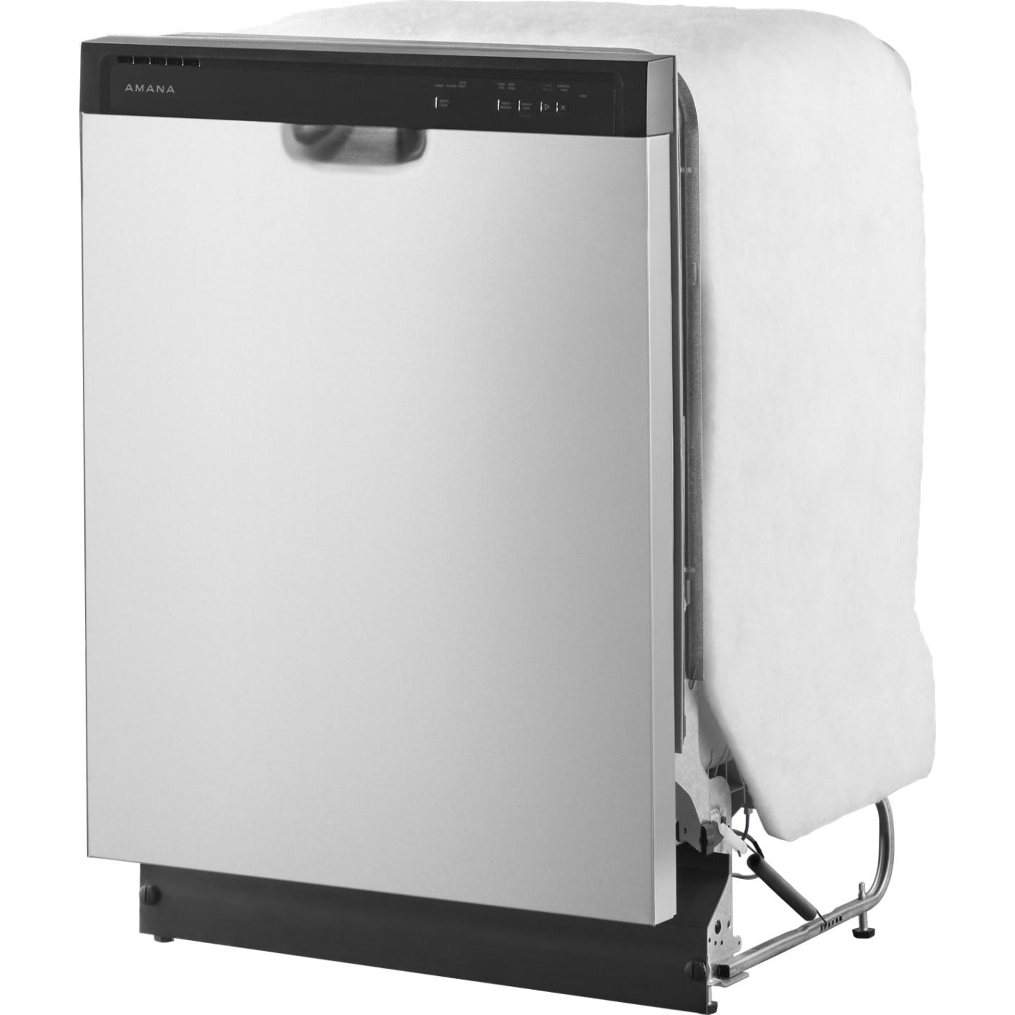 Amana ADB1400AMS 24 Inch Built-In Dishwasher with Stainless Steel Tub - Energy Star Certified, Quiet Operation for Open Concept Kitchens