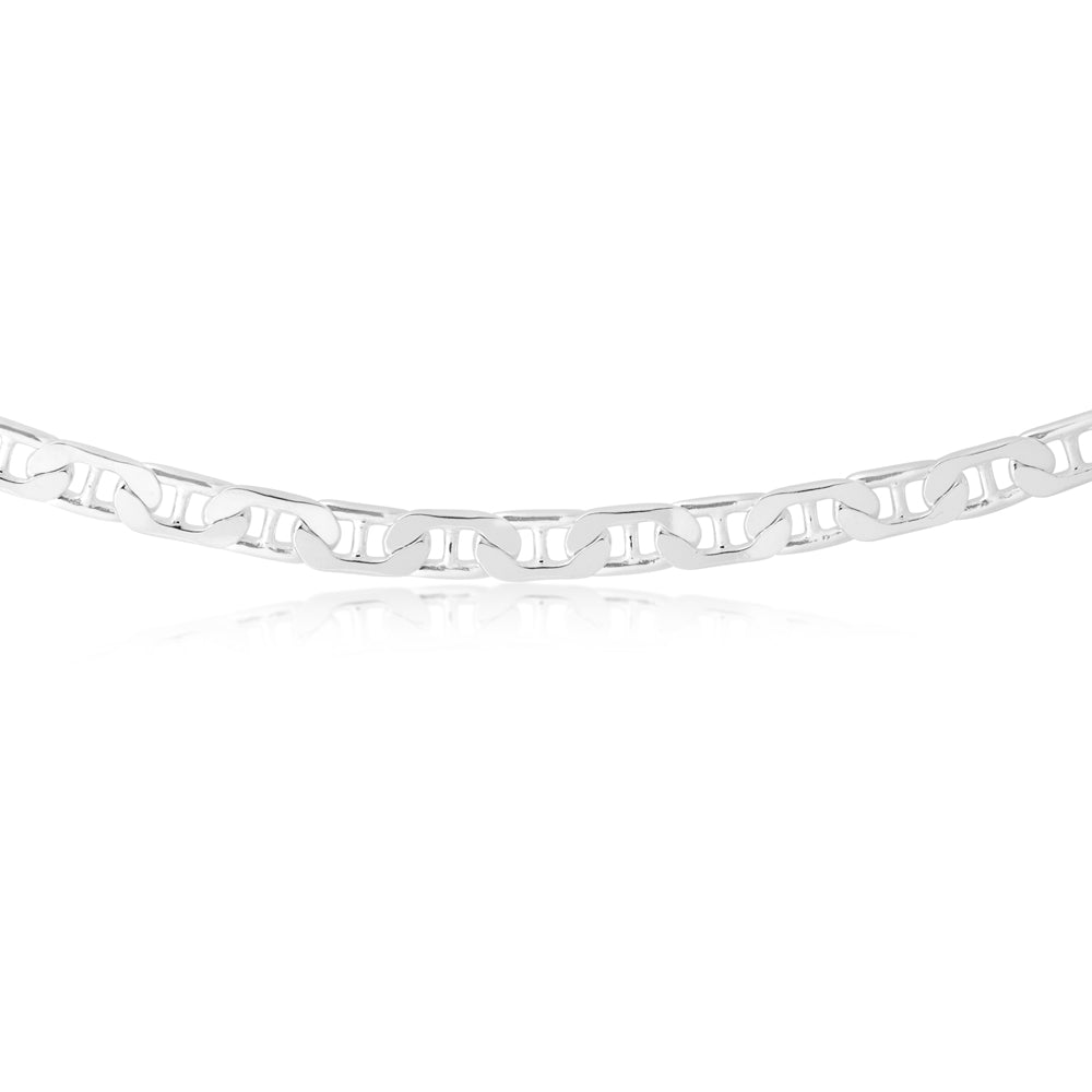 55cm Sterling Silver 150 Gauge Anchor Chain Necklace for Men - Durable & Stylish Jewelry for Everyday Wear, Gifts & Special Occasions