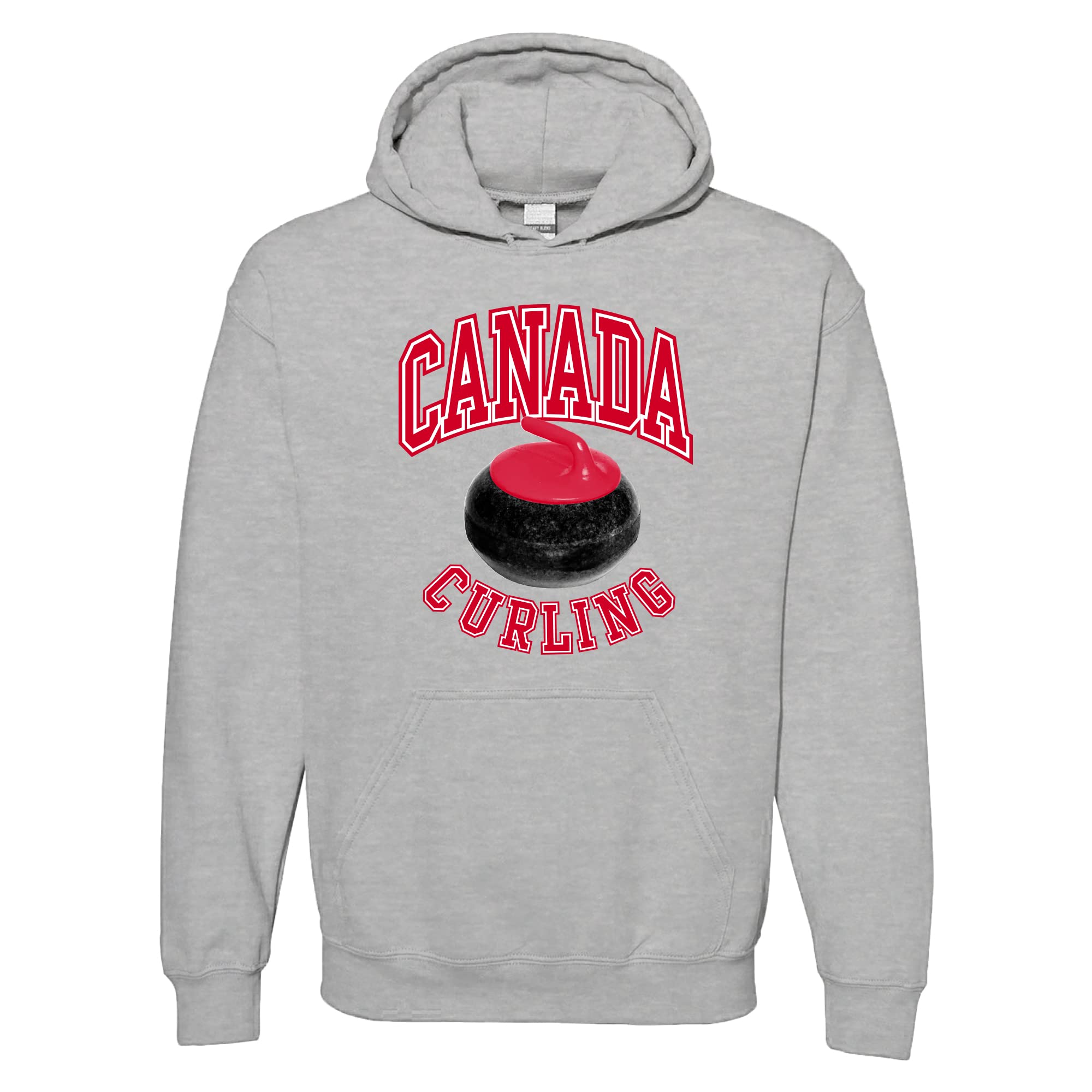 Winter Sports Hoodie for Curling - Warm & Comfortable Fleece Pullover for Men & Women - Perfect for Ice Rinks & Outdoor Winter Activities