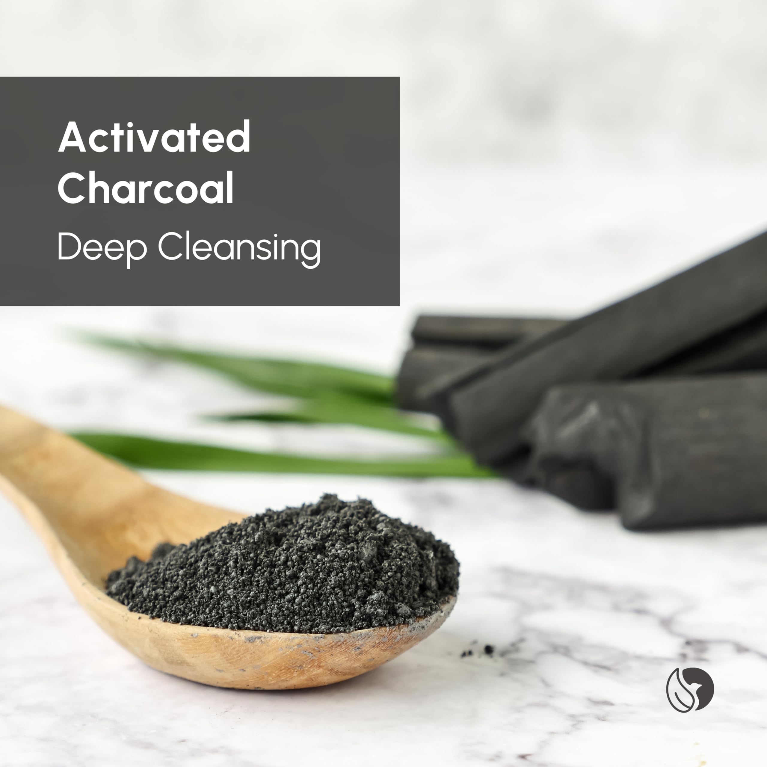Ecocradle Activated Charcoal Face Scrub for Oily Skin with Tea Tree Essential Oil - Deep Exfoliating Cleanser with Walnut Shell Powder for Men & Women | Removes Dirt, Blackheads & Impurities | 40gm Natural Skincare for Acne-Prone & Sensitive Skin | Perfect for Daily Exfoliation & Deep Cleansing Routine