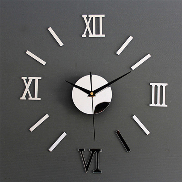 DIY Mirror Design Wall Clocks - 3D Home Decor Decal Sticker for Living Room, Bedroom & Office Wall Decoration | Modern Unique Home Accessories