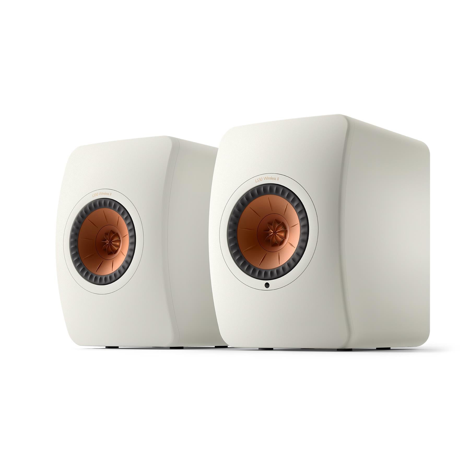 KEF LS50 Wireless II HiFi Powered Bookshelf Speakers - Premium Bluetooth & WiFi Streaming for Home Audio, Music & Movie Theater Systems - Perfect for Living Rooms, Studios & Home Theaters