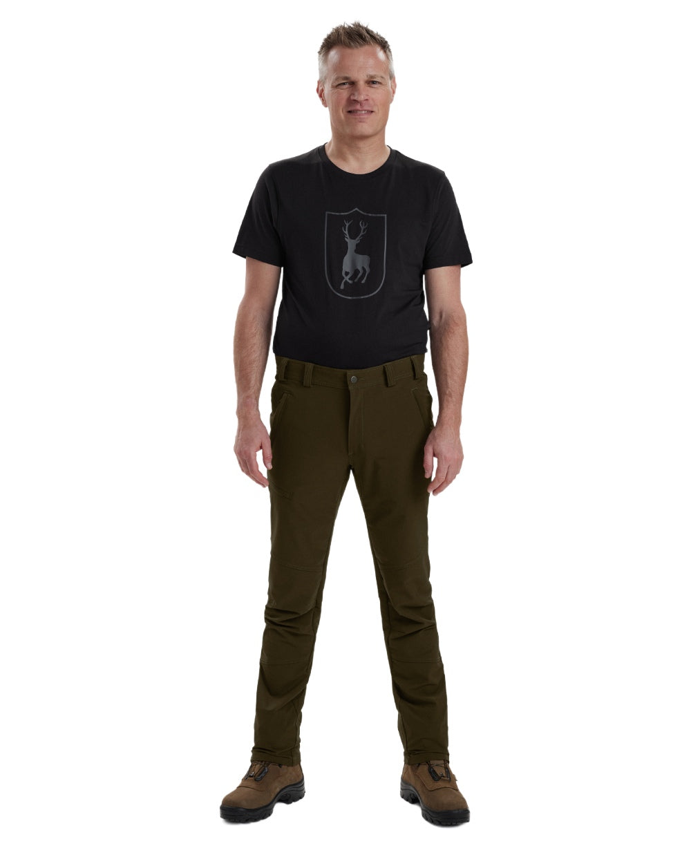 Deerhunter Strike Full Stretch Trousers for Men - Comfortable Outdoor Hiking & Travel Pants - Water-Resistant Quick-Dry Adventure Pants for Camping, Climbing & Active Lifestyle