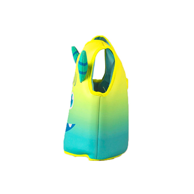 Mibi Monsters Neo Green Vest for Kids Ages 3-6 | Dinosaur-Themed Costume for Halloween, Cosplay & Pretend Play