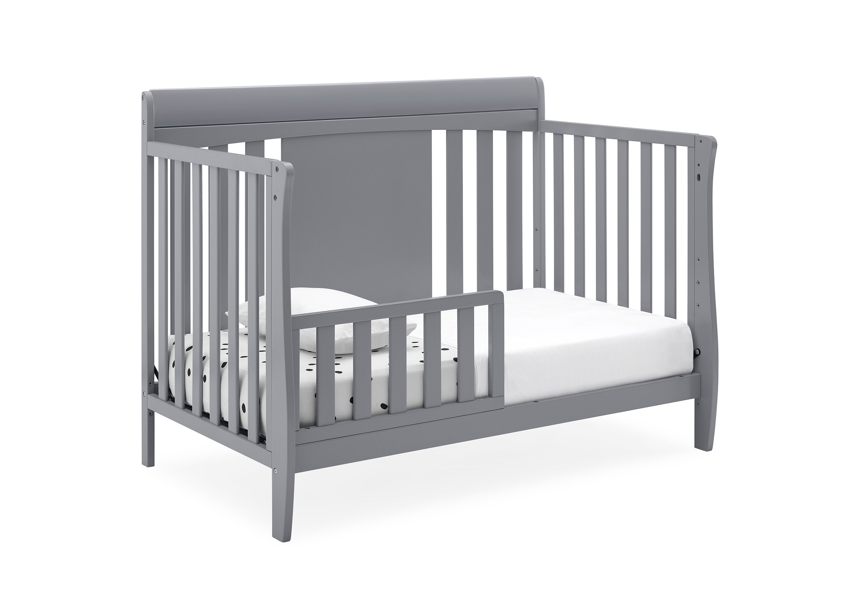 Richmond 6-in-1 Convertible Baby Crib to Toddler Bed with Adjustable Height - Safe Nursery Furniture for Newborns & Kids - Perfect for Bedrooms, Daycares & Nurseries