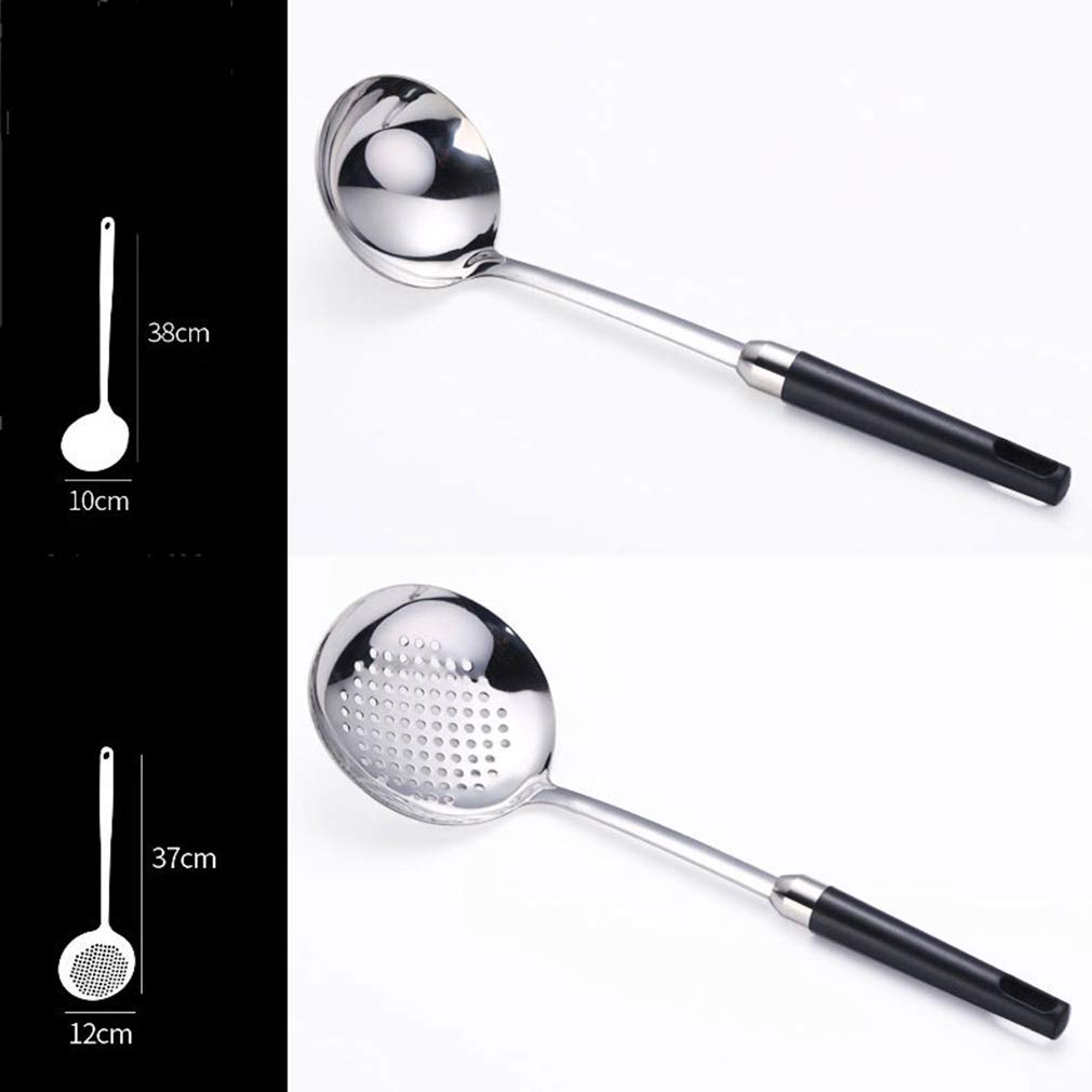 4-Piece Stainless Steel Kitchen Utensil Set - Non-Stick, Heat Resistant Cooking Tools with Ergonomic Handles - Perfect for Frying, Baking & Everyday Cooking - Ideal Housewarming Gift for Home Chefs
