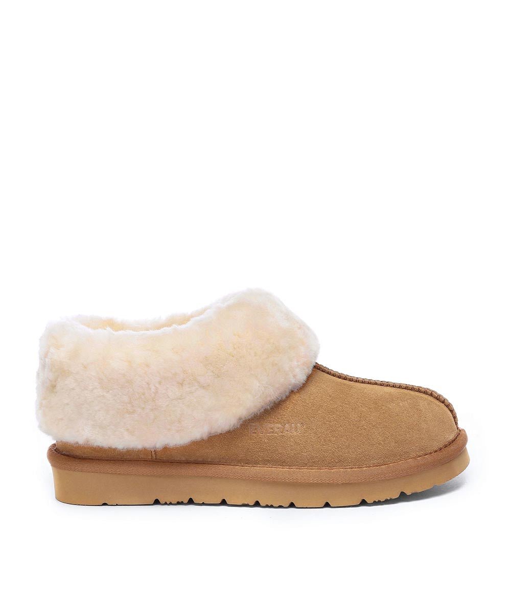 Women's Fonna Moccasin Slippers - Soft Indoor/Outdoor House Shoes for Women - Comfortable Casual Loafers for Home, Office & Travel