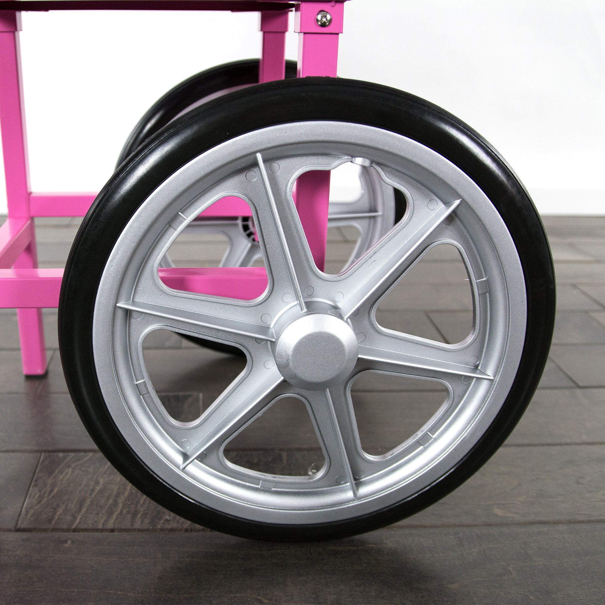 Commercial Electric Cotton Candy Machine with Cart & Bubble Shield - Perfect for Fairs, Carnivals, and Birthday Parties