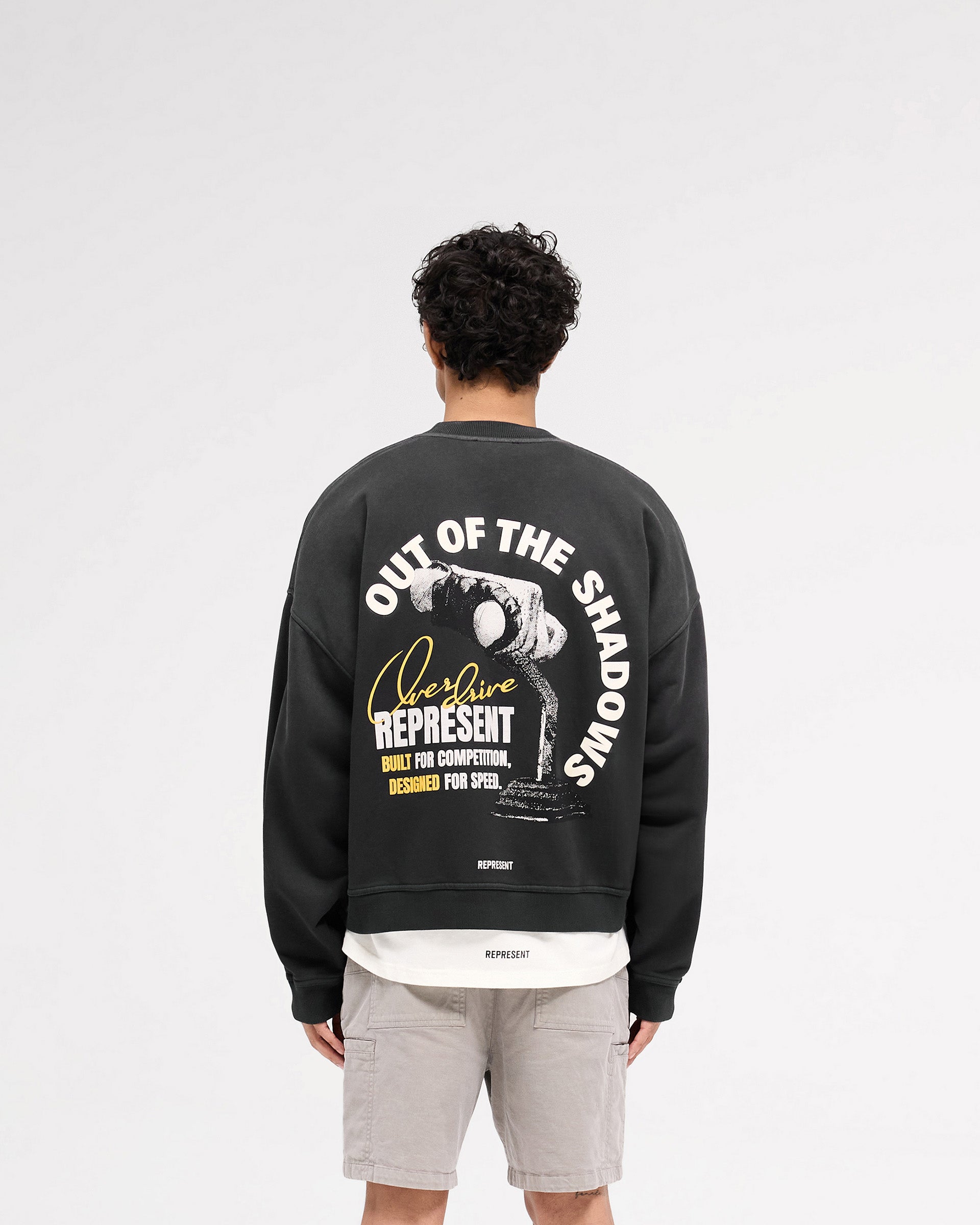 Out Of The Shadows Sweater - Stained Black | Gothic Fashion, Casual Wear & Street Style