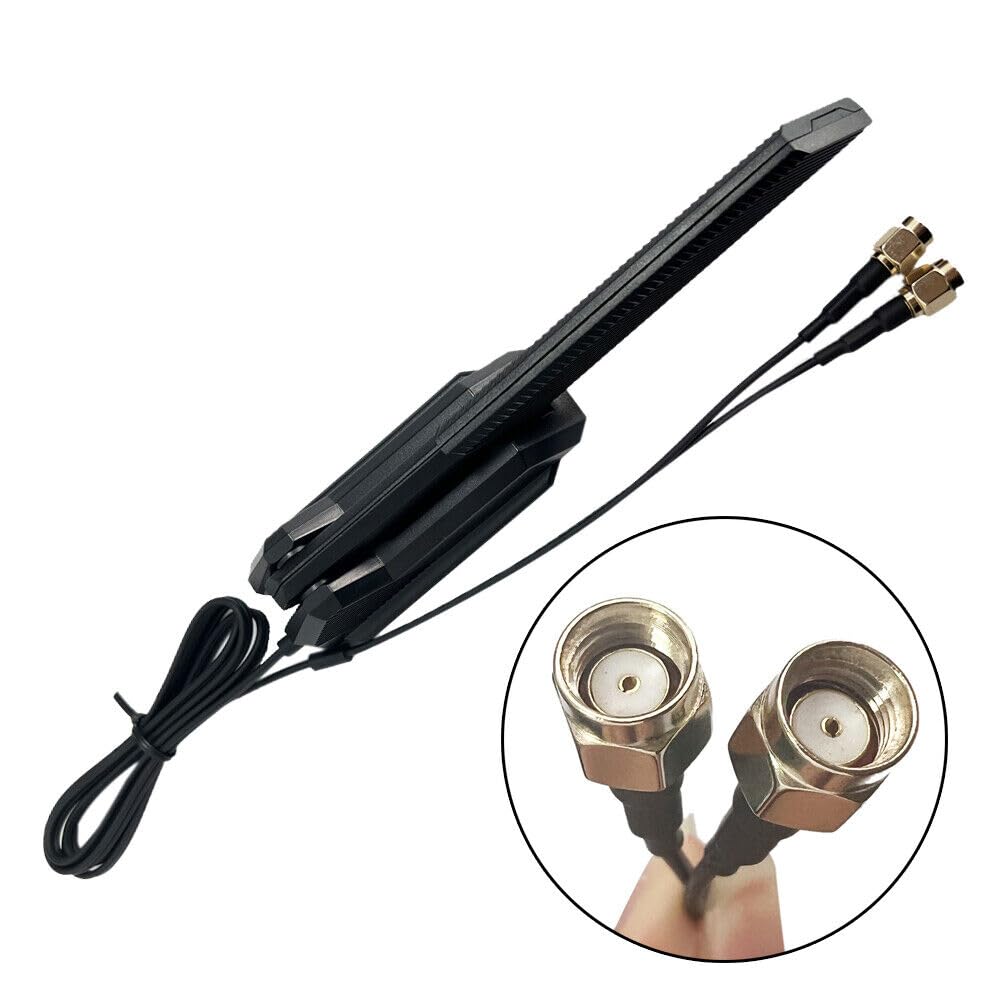 Gintai 6E WiFi Antenna Cable for ASUS ROG Rampage VI Extreme Encore X299-E, TUF Gaming, X570-PRO WiFi II, Z690-PLUS WiFi, Z690-PLUS WiFi D4 & GIGABYTE Z590/Z690 Gaming Motherboards - High-Speed Wireless Connectivity for Gaming PCs & Workstations