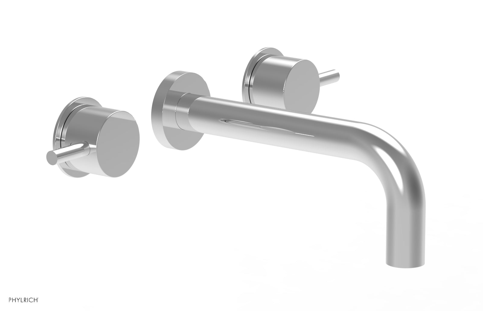 Premium BASIC II Wall-Mounted Lavatory Set 230 14 - Modern Bathroom Sink Faucet for Home & Commercial Use - Perfect for Restrooms, Hotels, and Offices