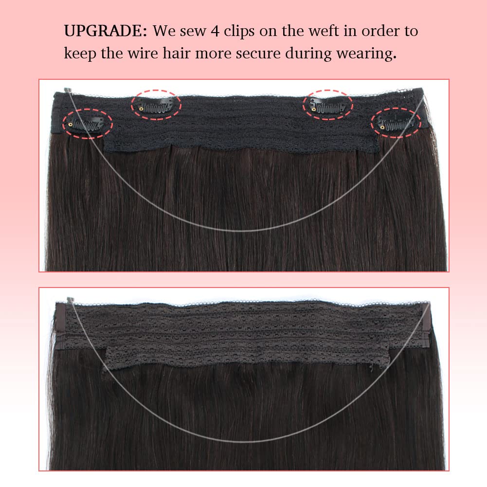 Sassina Invisible Wire Hair Extensions 16