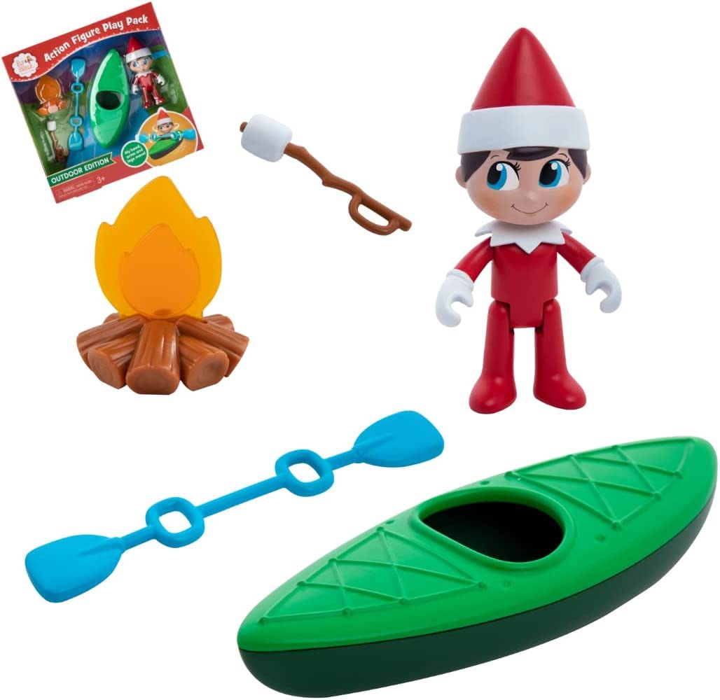 Elf on the Shelf Action Figure Play Set - Camping Adventure Edition for Kids | Christmas Tradition Toy for Family Fun & Holiday Decor