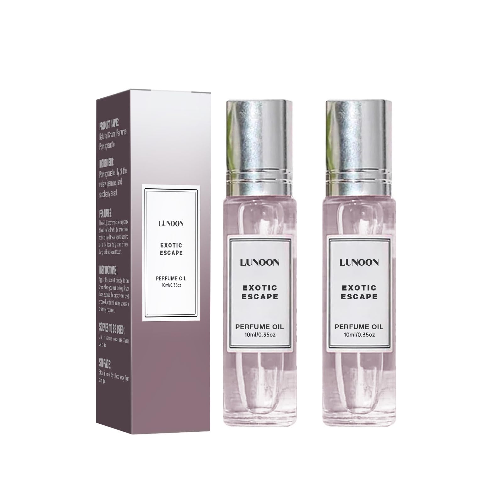 Enhanced Scents Pheromone Perfume for Women - Long Lasting Attractant Fragrance with Natural Pheromones, Portable Travel Size (Peach Scent) - Perfect for Date Nights, Romantic Occasions & Confidence Boosting