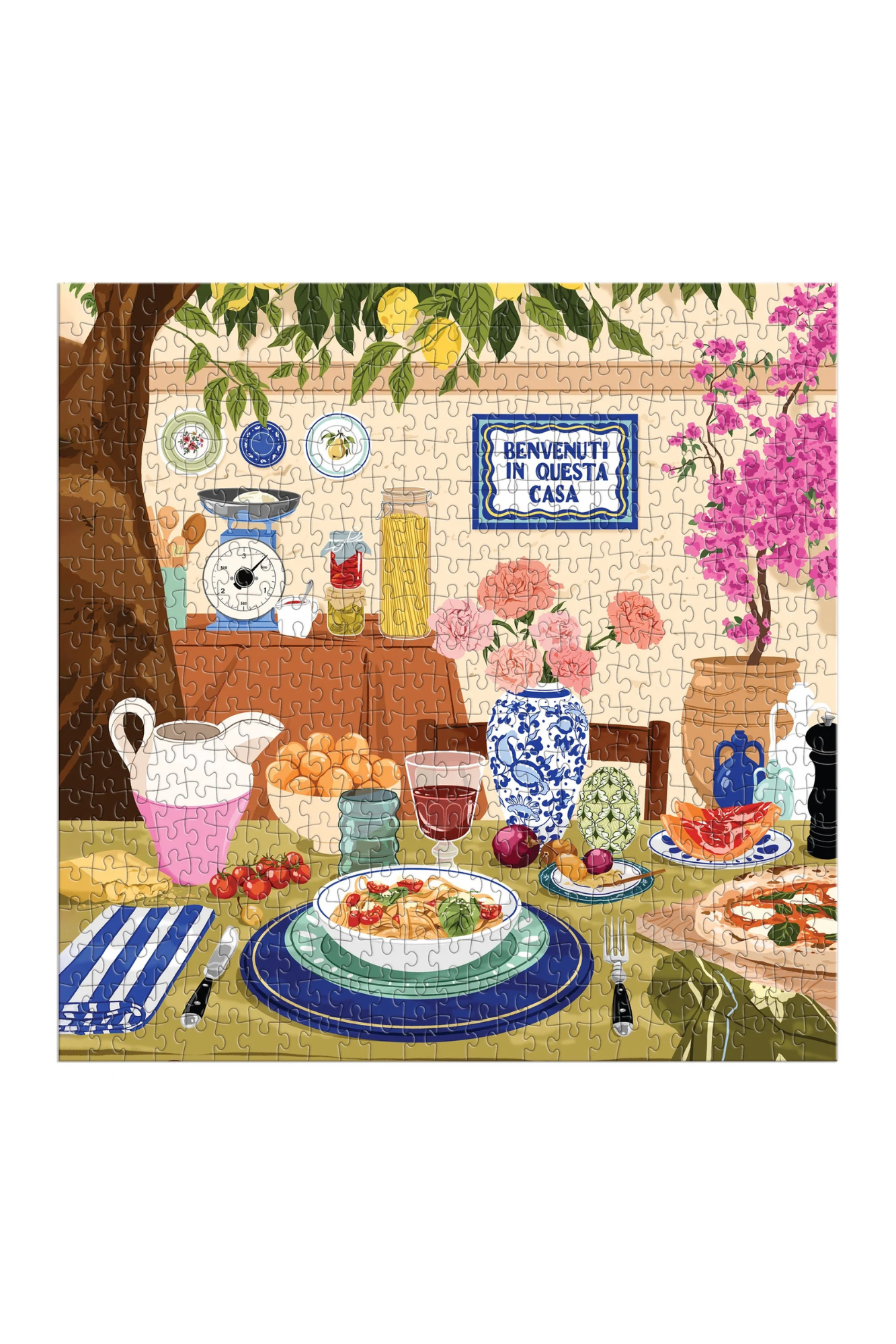 Tuscan Afternoon 500-Piece Jigsaw Puzzle - Relaxing Italian Landscape Art for Adults & Teens - Perfect for Family Game Nights & Stress Relief