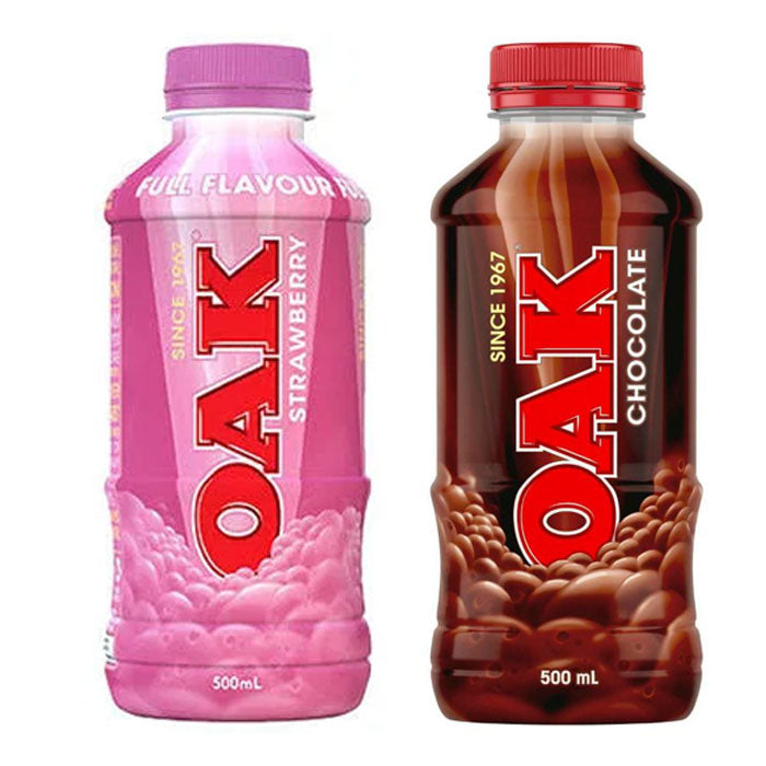 Premium Oak 500mL Flavored Milk - Rich & Creamy Taste - Perfect for Breakfast, Snacks & Healthy Lifestyle
