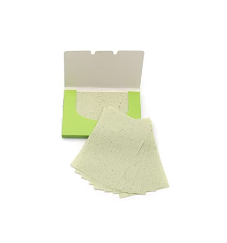 Jay Gopal Fashion Natural Green Tea Oil Control Blotting Papers - 100 Sheets | Portable Facial Oil Absorbing Tissues for Women & Teens | Perfect for Gym, Travel & Touch-Ups