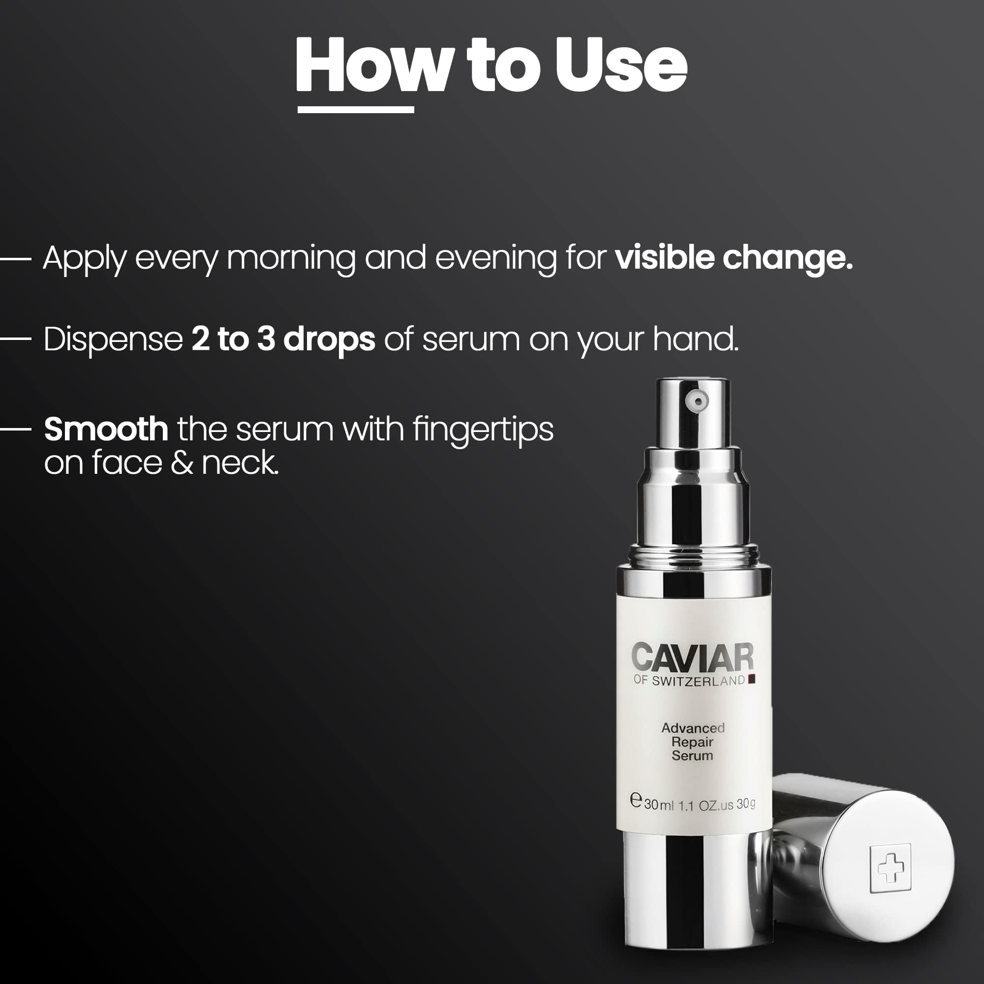 Premium Caviar Hydrating Face Serum - Anti-Aging & Firming Treatment with Vitamin E | Reduces Wrinkles, Fine Lines & Dryness for Youthful Glow (30ml) | Perfect for Night Routine & Daily Skincare Regimen