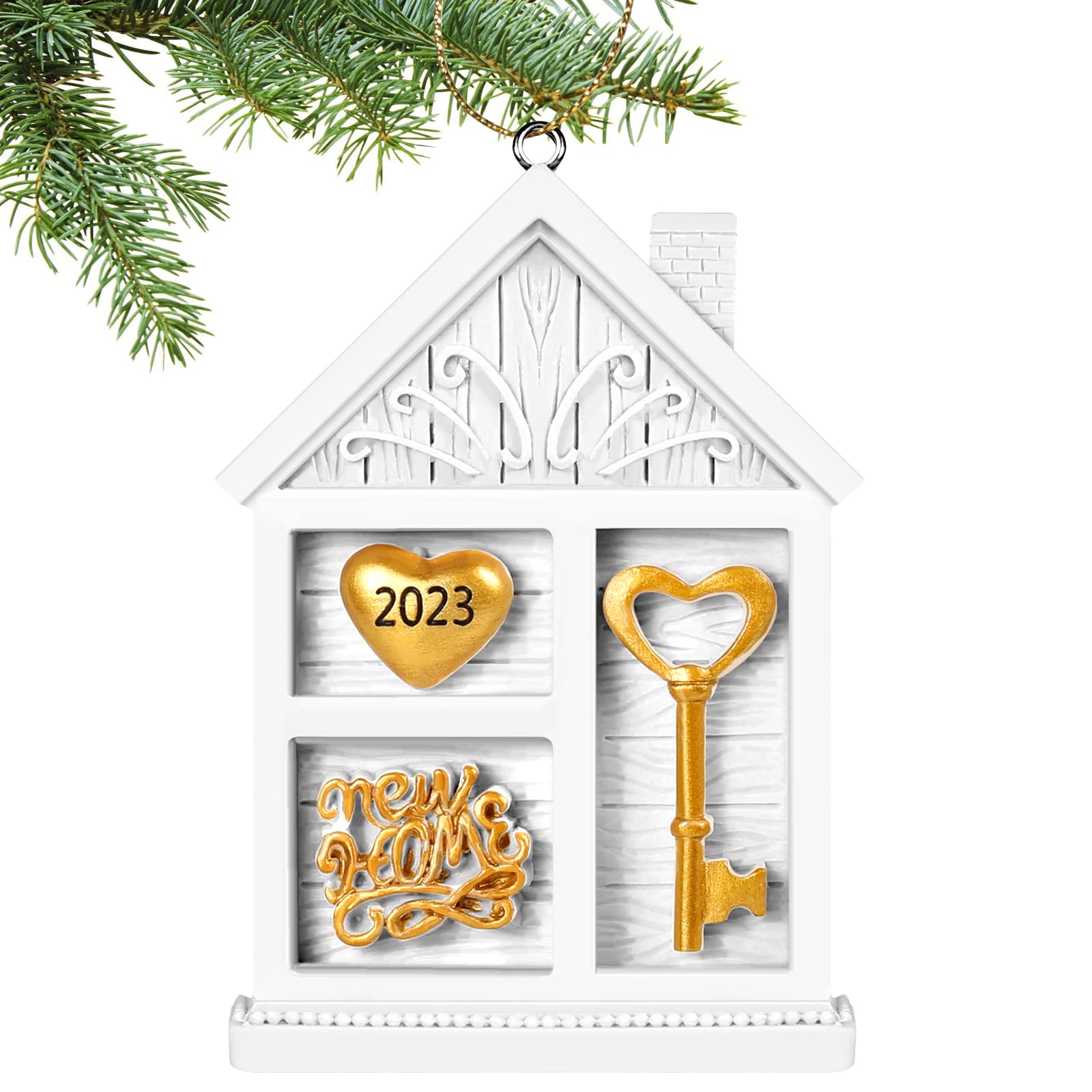 2023 New Christmas Ornament for Home Decor - Unique Housewarming Gift Ideas for New Homeowners | Perfect as Funny Home Decor, New House Gift & Holiday Decoration Present