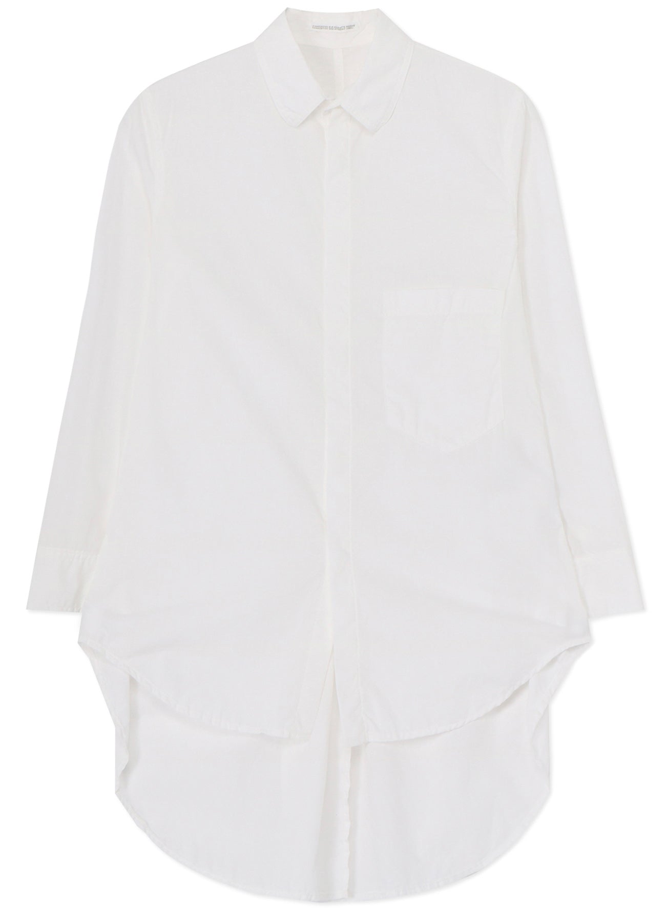 Women's Cotton Broad Hidden Button Long Blouse - Elegant Loose Fit Tunic Top for Casual Wear, Office & Special Occasions