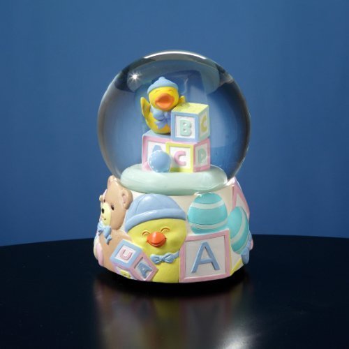San Francisco Music Company Baby Toyland Water Globe - Musical Snow Globe for Kids, Nursery Decor & Baby Shower Gift - Perfect for Bedtime, Playtime & Relaxation
