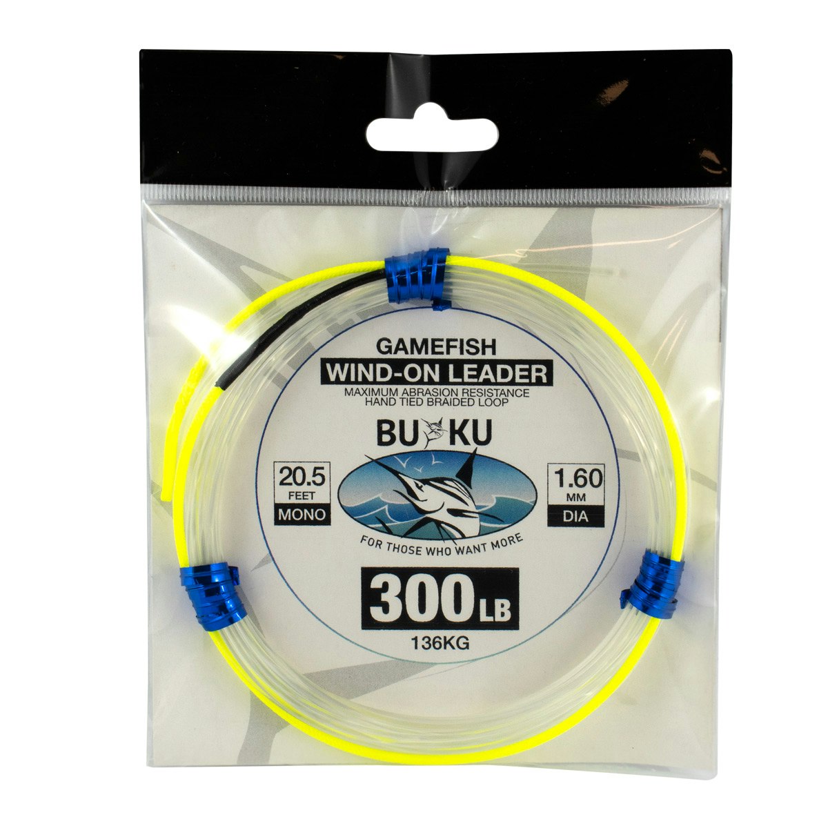 IGFA Approved Mono Wind-On Fishing Leader - Premium Saltwater & Freshwater Fishing Line for Big Game Anglers - Perfect for Offshore Trolling, Deep Sea Fishing, and Sportfishing Adventures
