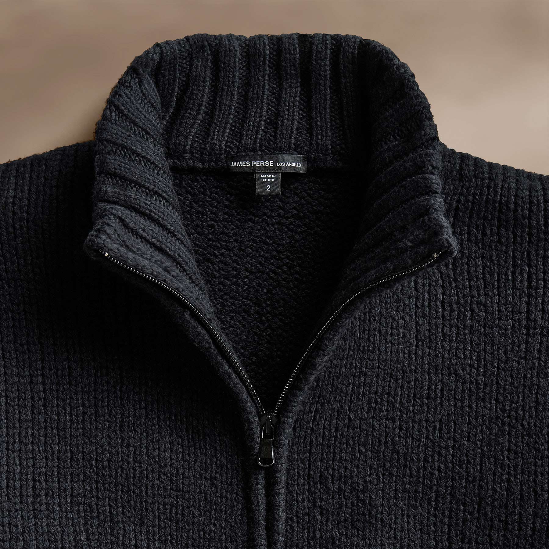 Soft Cotton Knit Zip Up Sweater for Women & Men - Black | Cozy Pullover Jacket for Fall & Winter | Casual Outfit Essential