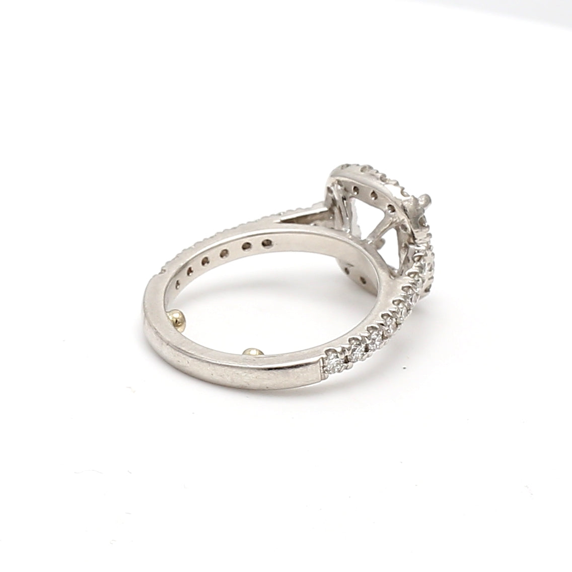 0.26 Carat Round Brilliant G VS1 Diamond Platinum Semi Mount Ring - Perfect for Engagement, Wedding & Anniversary Jewelry Gifts