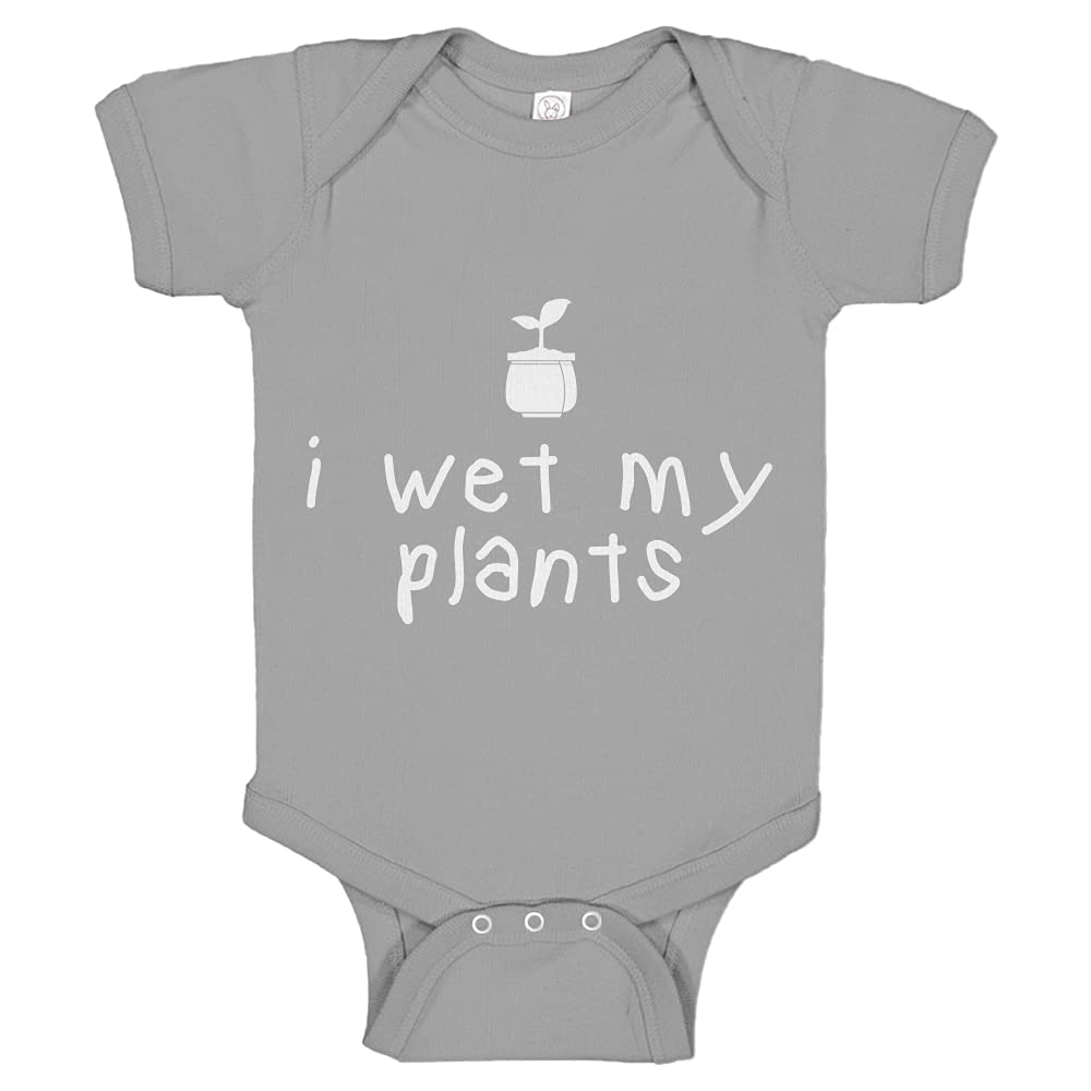 Baby Romper 'I Wet My Plants' - 100% Cotton Infant Bodysuit for Newborns & Toddlers | Soft, Breathable & Comfortable for Playtime, Daycare & Family Photos
