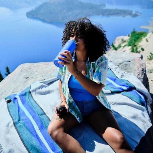 20 oz Wide Mouth Stainless Steel Water Bottle - Insulated, Leak Proof, BPA Free - Perfect for Hiking, Gym & Outdoor Adventures