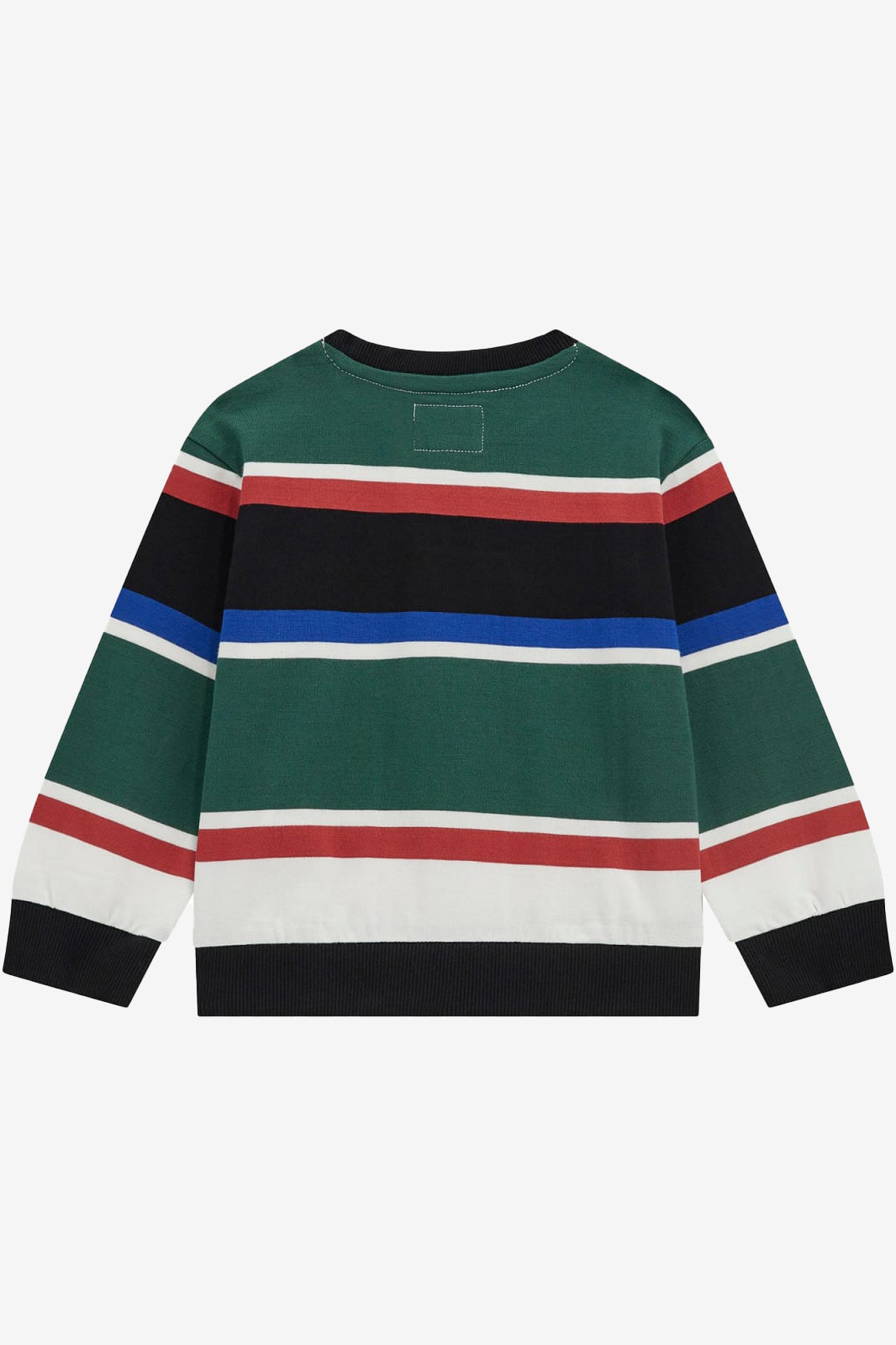Theo Blue and Green Striped Sweatshirt for Men | Comfortable Casual Pullover | Perfect for Fall, Winter & Layering | Cozy Streetwear & Lounge Wear
