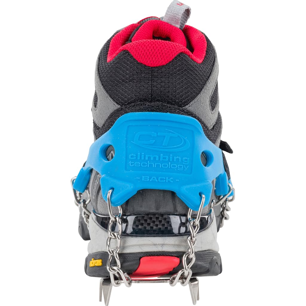 Climbing Technology Ice Traction Crampons - Lightweight Aluminum Crampons for Ice Climbing, Hiking & Mountaineering - Perfect for Winter Trails, Glacier Trekking & Snowy Mountain Adventures