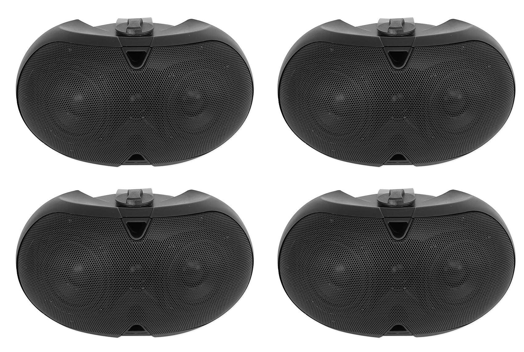 Rockville D4-70 Black Dual 4