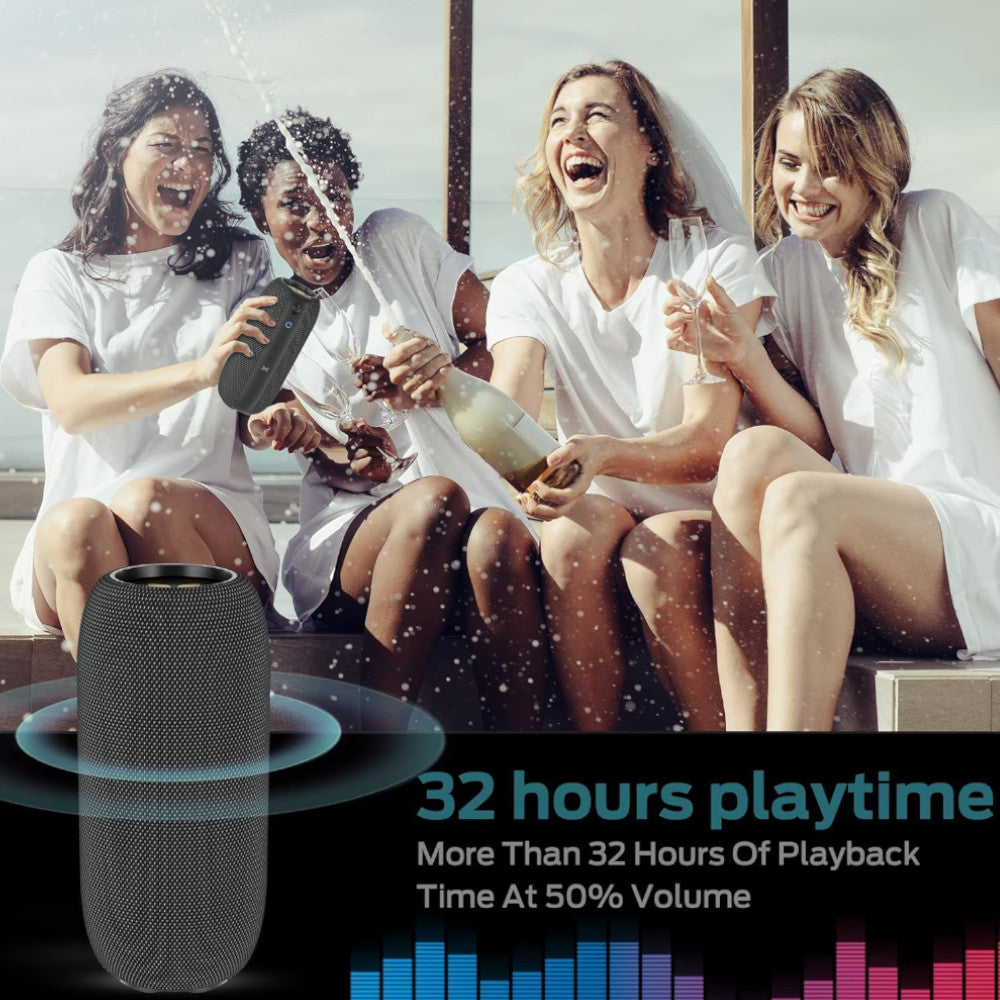 MONSTER S320 Portable Bluetooth Speaker - Waterproof, Wireless, 20H Playtime for Outdoor, Travel, Pool Party (Blemished Packaging)