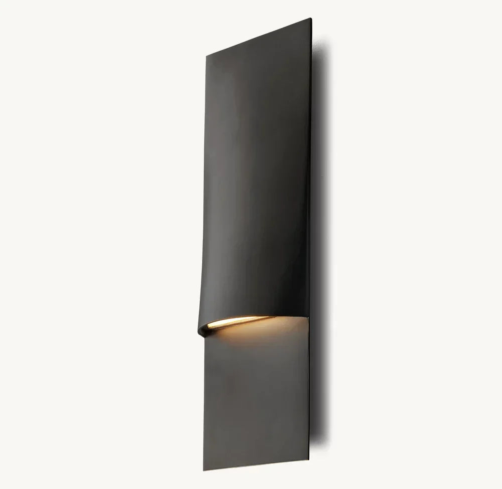 Modern Vertical Rectangular Wall Sconce - Sleek LED Light Fixture for Bedroom, Living Room & Hallway - Dimmable Indoor Lighting with Adjustable Arms - Perfect for Home Decor & Ambient Lighting