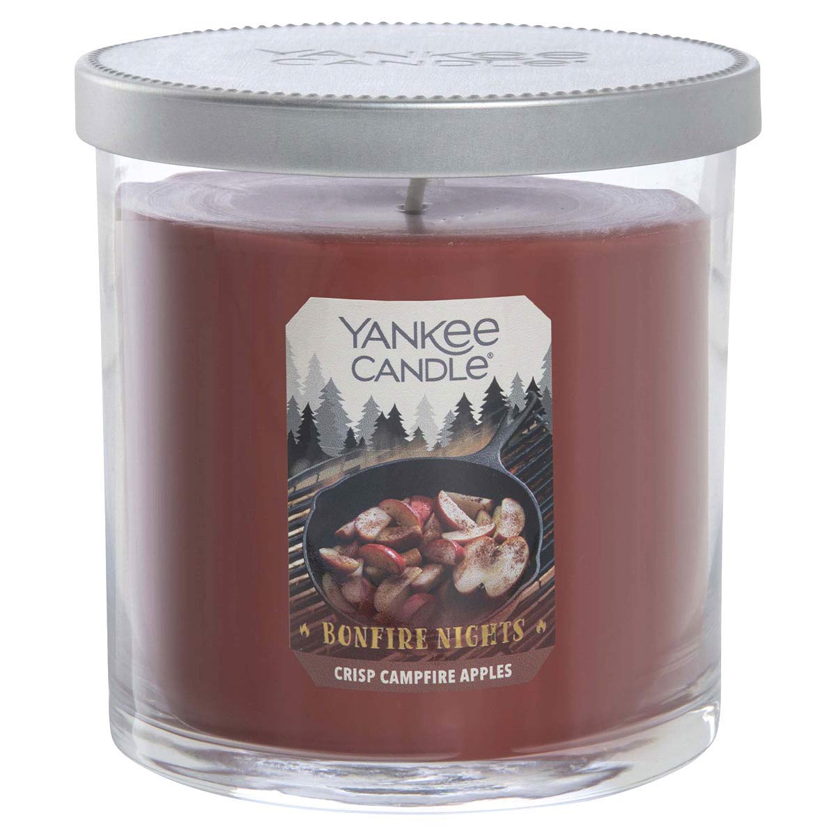 Small Crisp Campfire Apples Tumbler Candle - Fresh Scented Soy Wax Candle for Home, Office & Relaxation - Perfect for Fall Decor, Cozy Evenings & Gift Giving