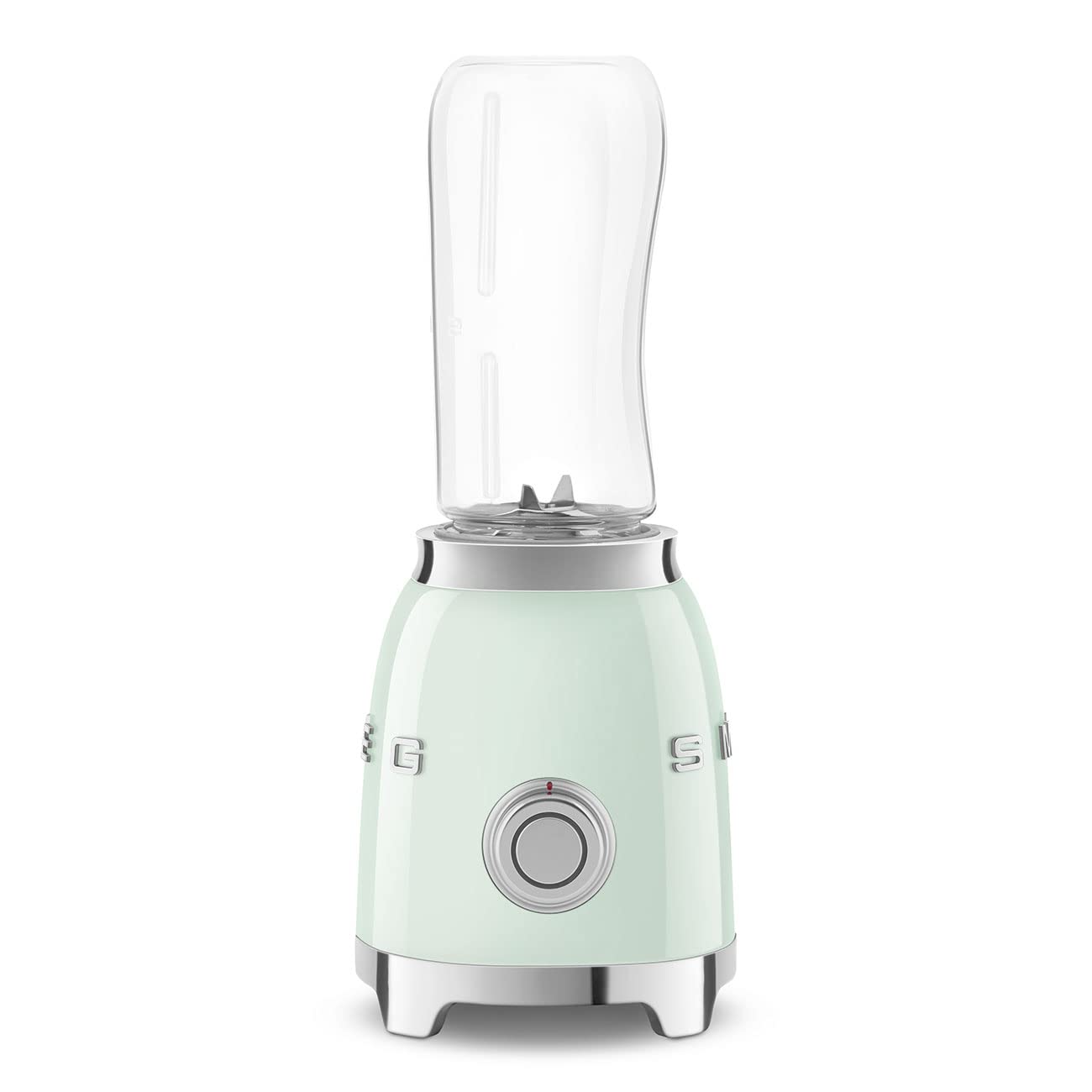 SMEG 50's Retro Style Personal Blender - 600W, 2 BPA-Free 600ML Bottles, Pastel Green (PBF01PGUS) | Perfect for Smoothies, Protein Shakes & Healthy Drinks at Home, Office or Gym