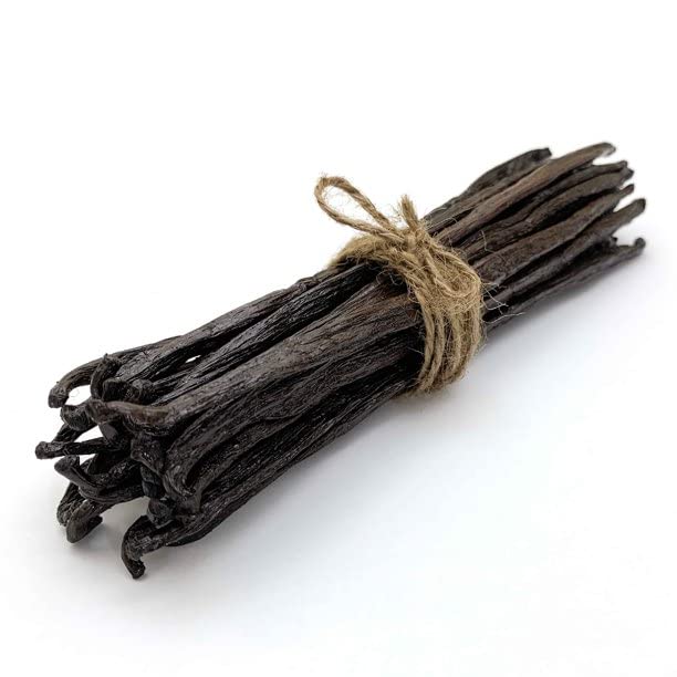 Premium Ugandan Vanilla Beans (Grade A & B) - 1 LB (130 Pieces) for Vanilla Extract, Baking, Cooking - Perfect for Homemade Desserts, Ice Cream & Gourmet Recipes