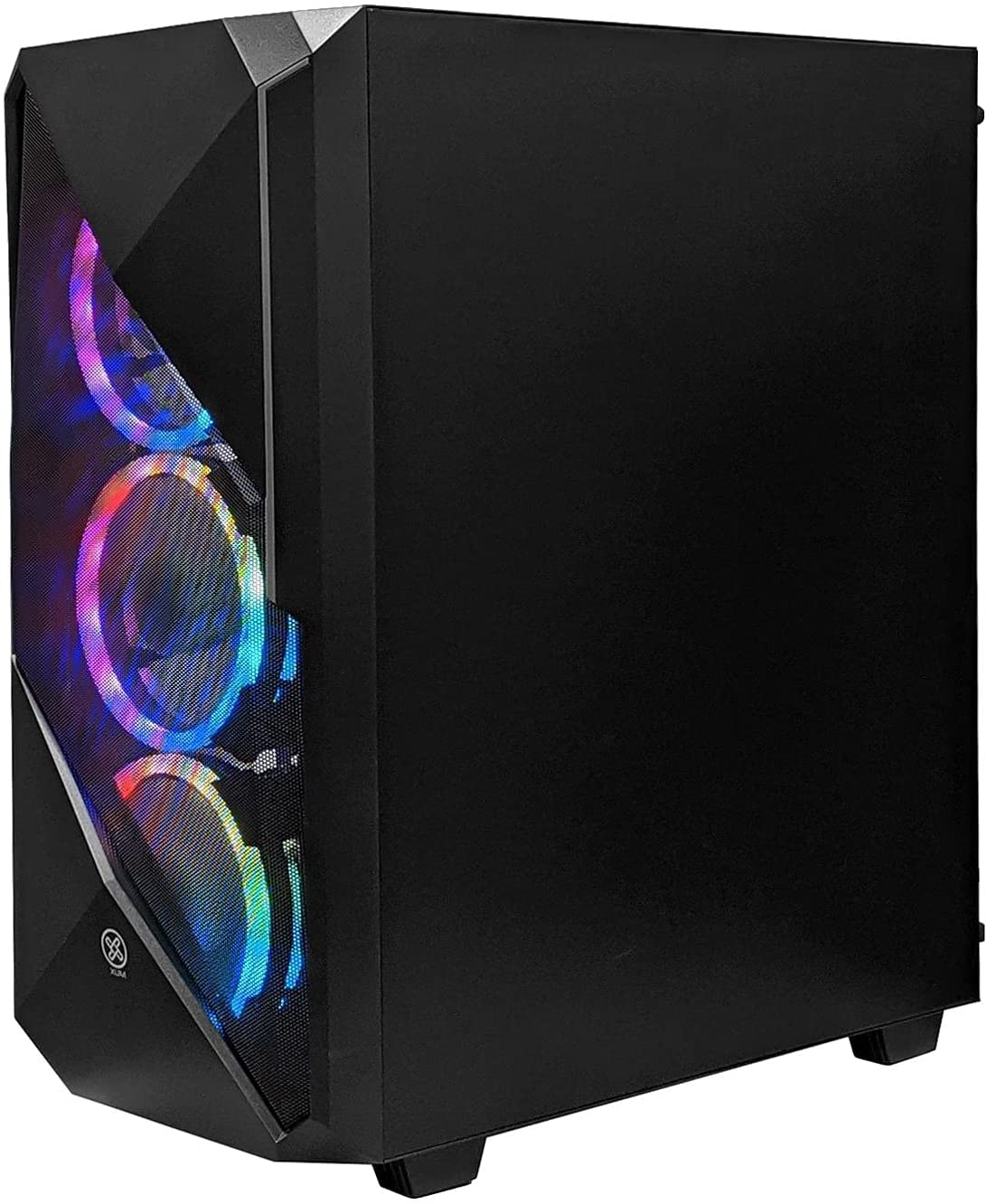 XUM Legend Prebuilt Gaming PC - AMD Ryzen 5 8600G with Radeon Graphics, 16GB DDR5 RAM, 1TB NVMe SSD, 500W 80+ Bronze PSU, RGB Lighting, WiFi 5, Windows 11 Home (Black) - Perfect for Esports, Streaming & Entry-Level Gaming