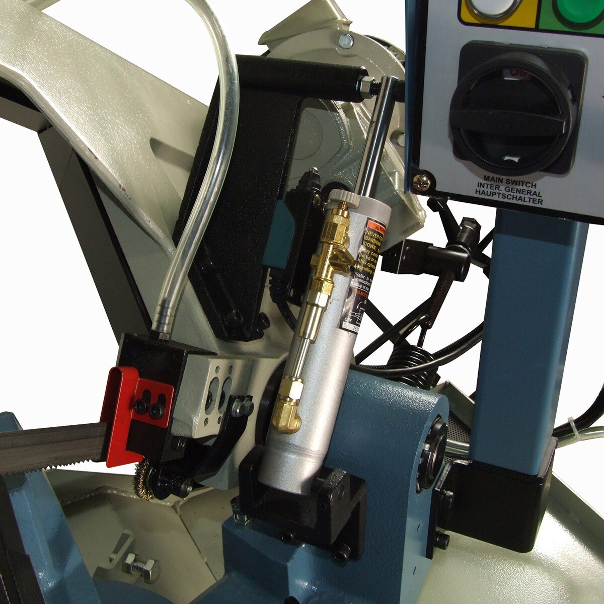 Baileigh Industrial BA9 1001432 BS 260M Heavy Duty Gear Driven Band Saw for Metal Cutting - Perfect for Metal Fabrication, Woodworking, and Industrial Workshops