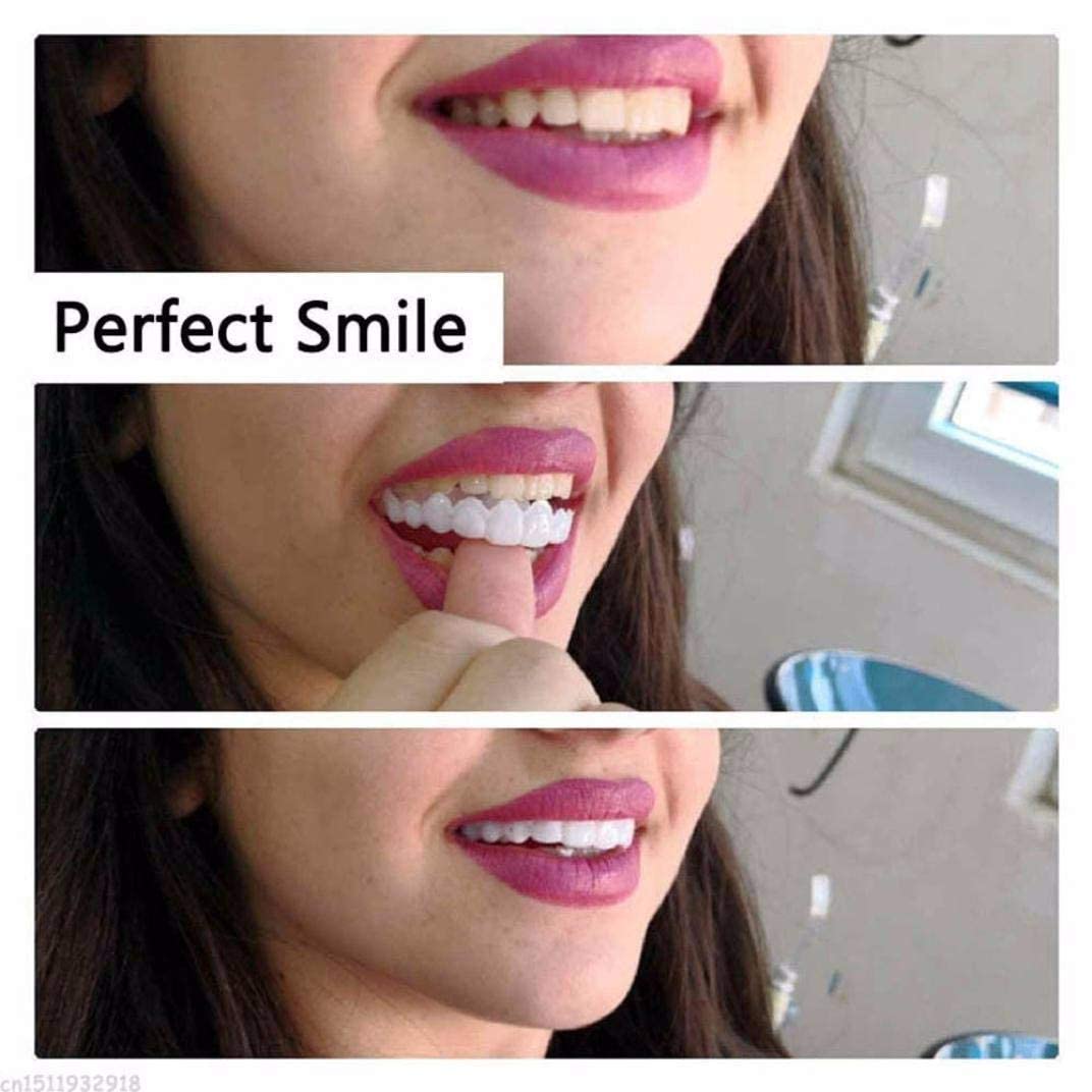 Temporary Denture Teeth - Snap-On Fake Teeth for Instant Smile & Confidence Boost - Perfect for Cosplay, Halloween, and Dental Emergencies